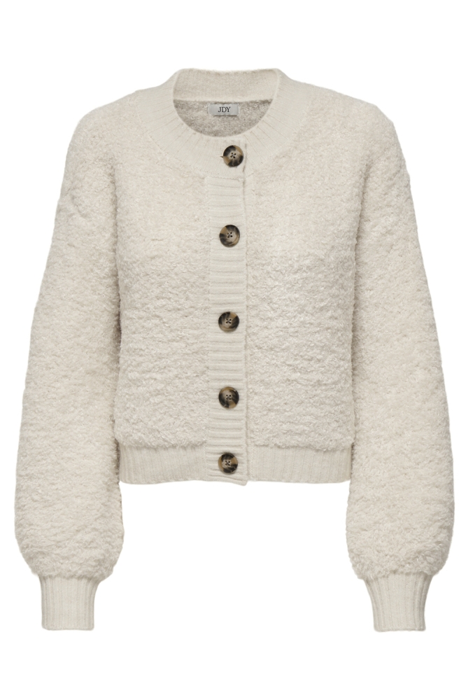 Jacqueline de Yong beige dames vest | Vooraanzicht