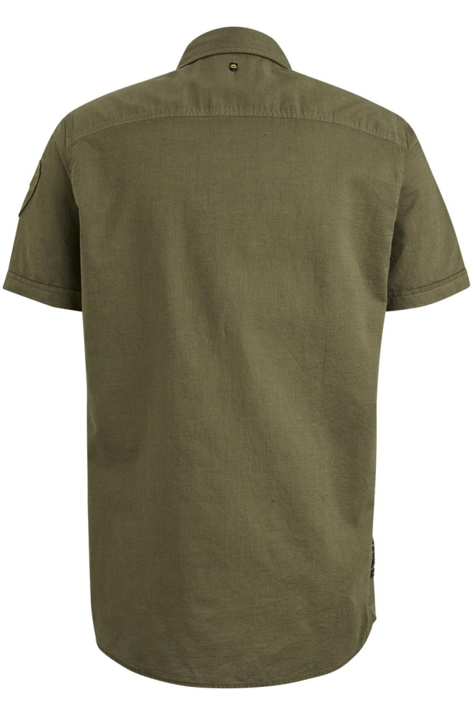 PME legend groene heren overhemd | Achteraanzicht