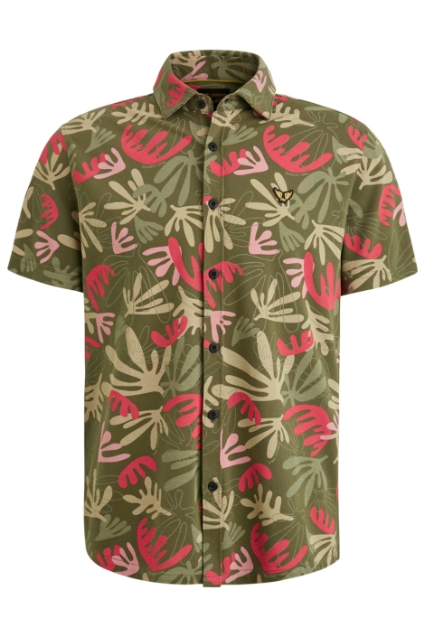 PME legend groene heren overhemd | Vooraanzicht