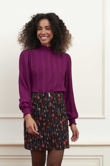 Lofty Manner T-shirt TOP SADIE PL05 1 796 plum