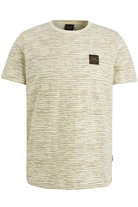 PME legend beige heren t-shirt | Vooraanzicht