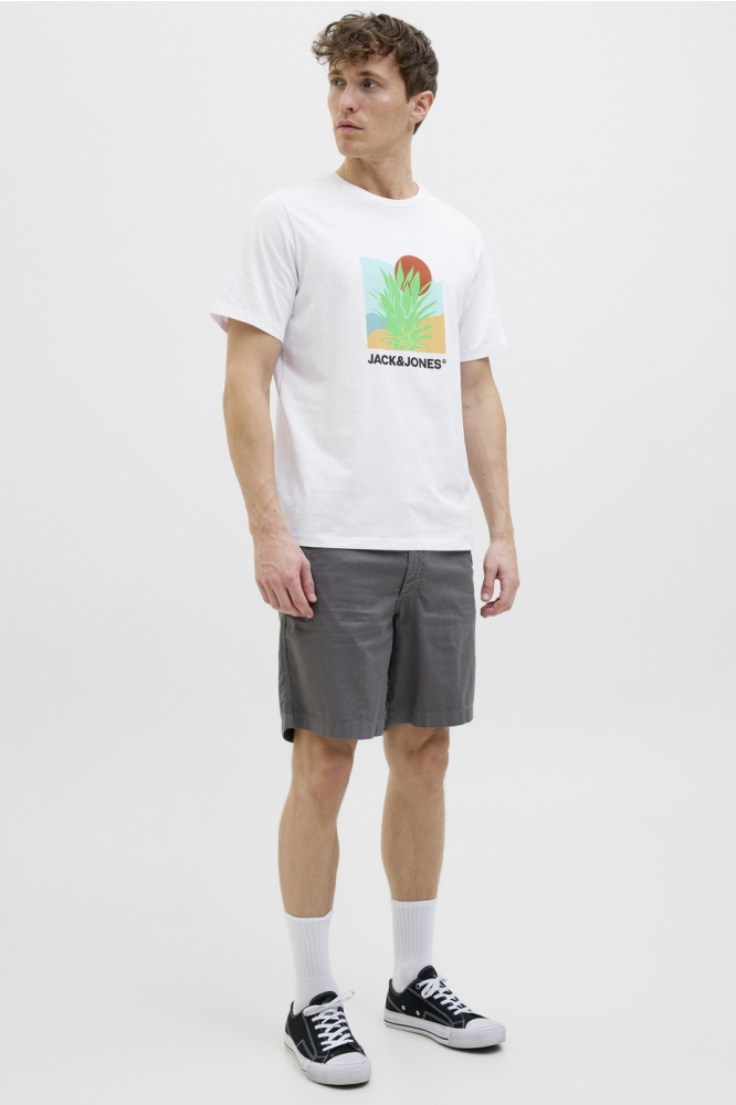 Jack & Jones witte heren t-shirt | Model