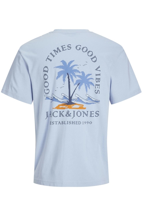 Jack & Jones blauwe heren t-shirt | Achteraanzicht