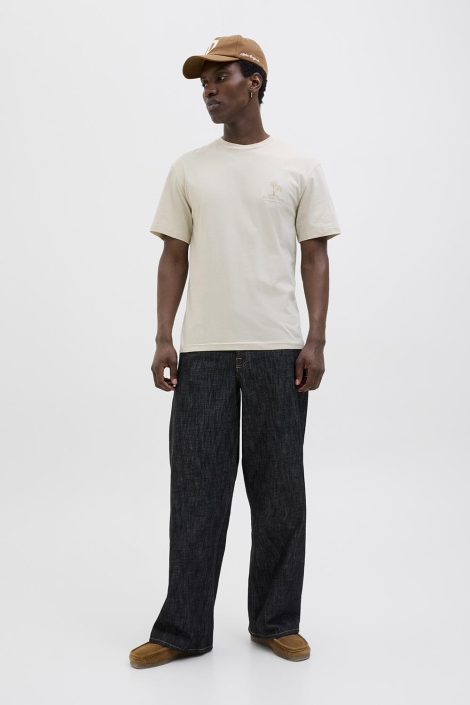 Jack & Jones beige heren t-shirt | Model