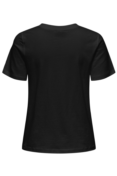 Jacqueline de Yong zwarte dames t-shirt | Achteraanzicht