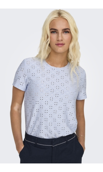JDYCATHINKA S/S TAG TOP JRS NOOS 15158450 Kentucky Blue