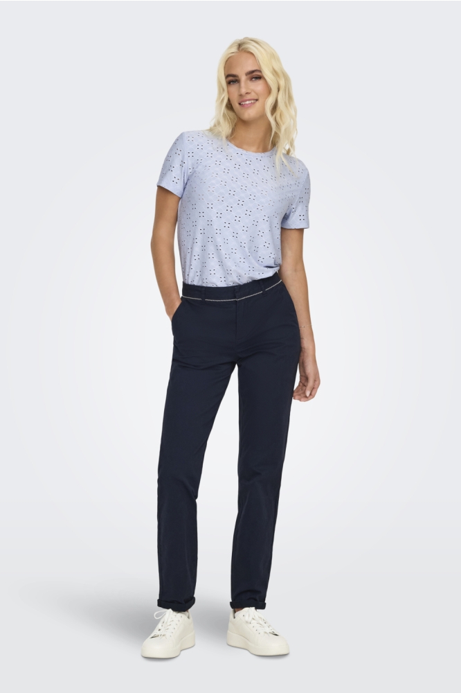 Jacqueline de Yong blauwe dames t-shirt |