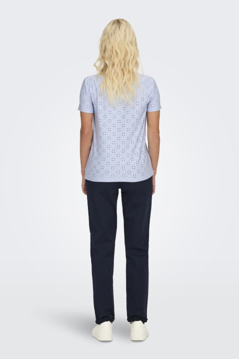 Jacqueline de Yong blauwe dames t-shirt |