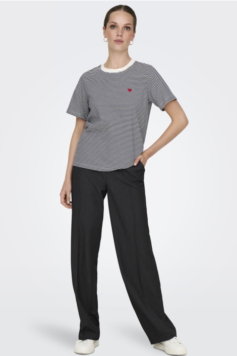 Jacqueline de Yong witte dames t-shirt | Model