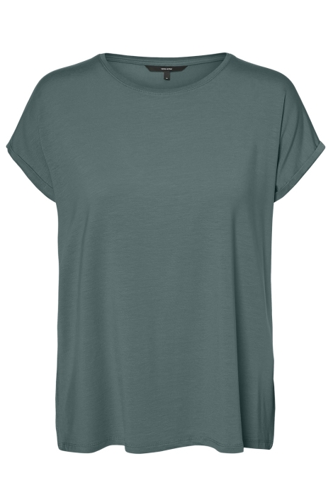 Vero Moda groene dames t-shirt | Vooraanzicht