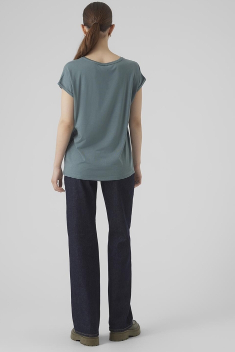 Vero Moda groene dames t-shirt | Model