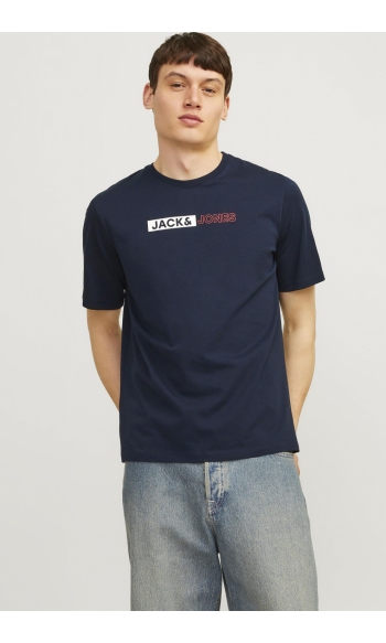 JJECORP LOGO TEE PLAY SS O-NECK NOO 12233999 NAVY BLAZER