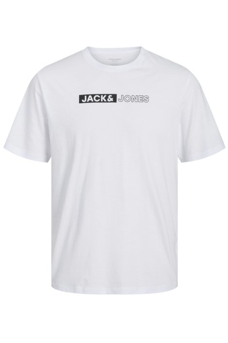 Jack & Jones witte heren t-shirt | Vooraanzicht