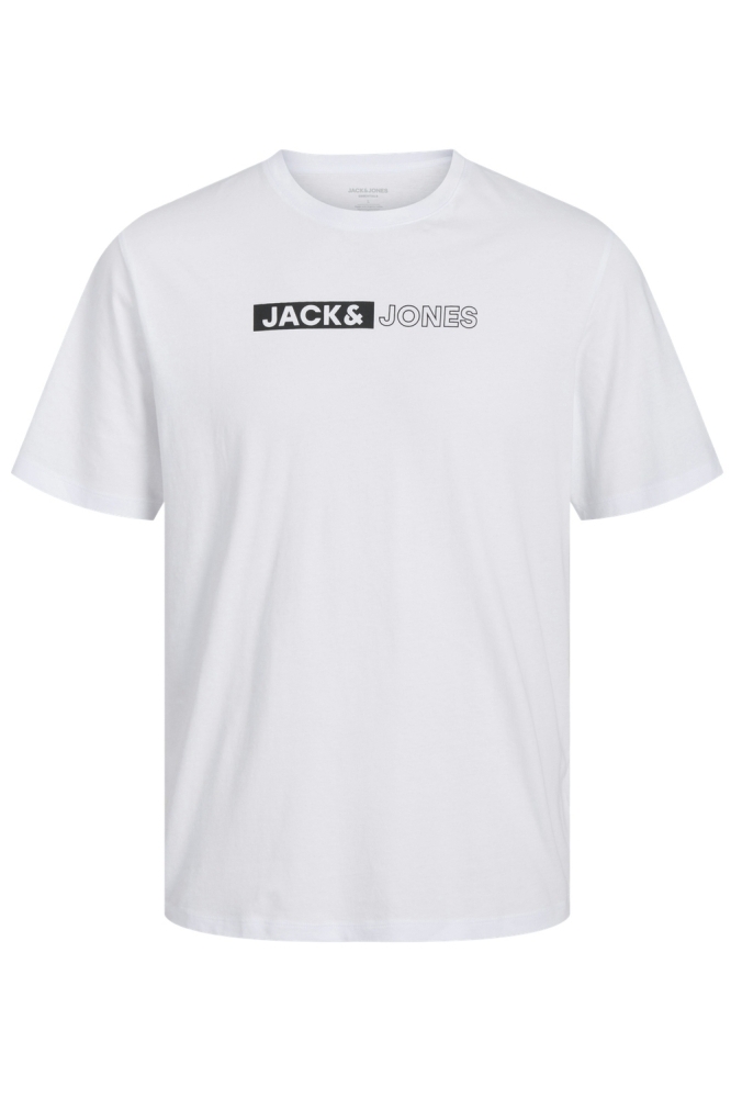 Jack & Jones witte heren t-shirt | Vooraanzicht