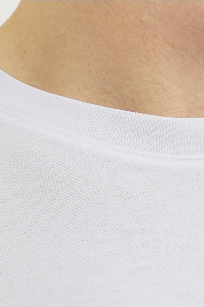 Jack & Jones witte heren t-shirt | Close up