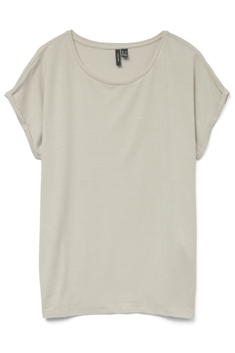 Vero Moda beige dames t-shirt | Vooraanzicht