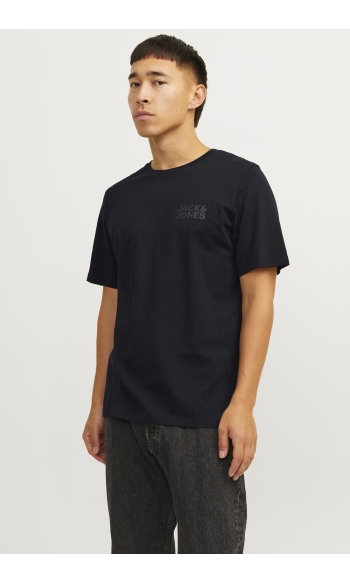 JJECORP LOGO TEE SS O-NECK NOOS 12151955 BLACK/SMALL PRIN