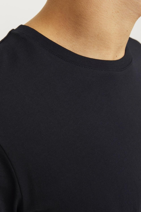 Jack & Jones zwarte heren t-shirt | Close up