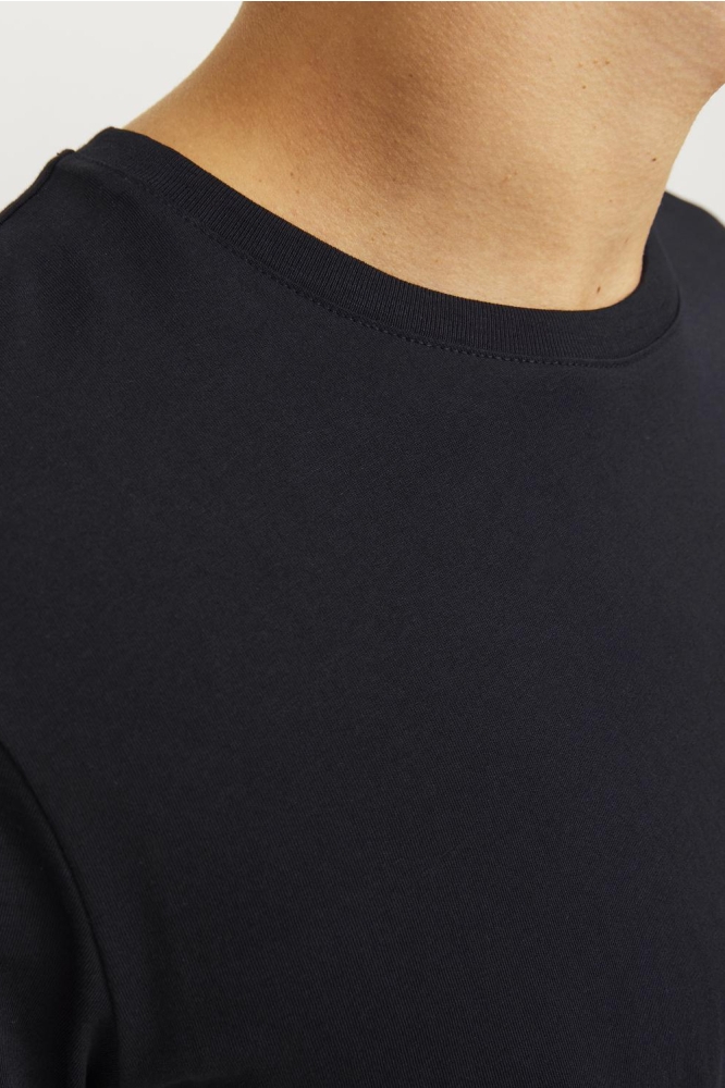Jack & Jones zwarte heren t-shirt | Close up
