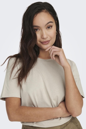 Only T-shirt ONLONLY S/S TEE JRS NOOS 15270390 SILVER LINING