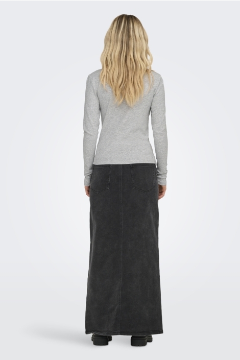 Only grijze dames t-shirt | Model