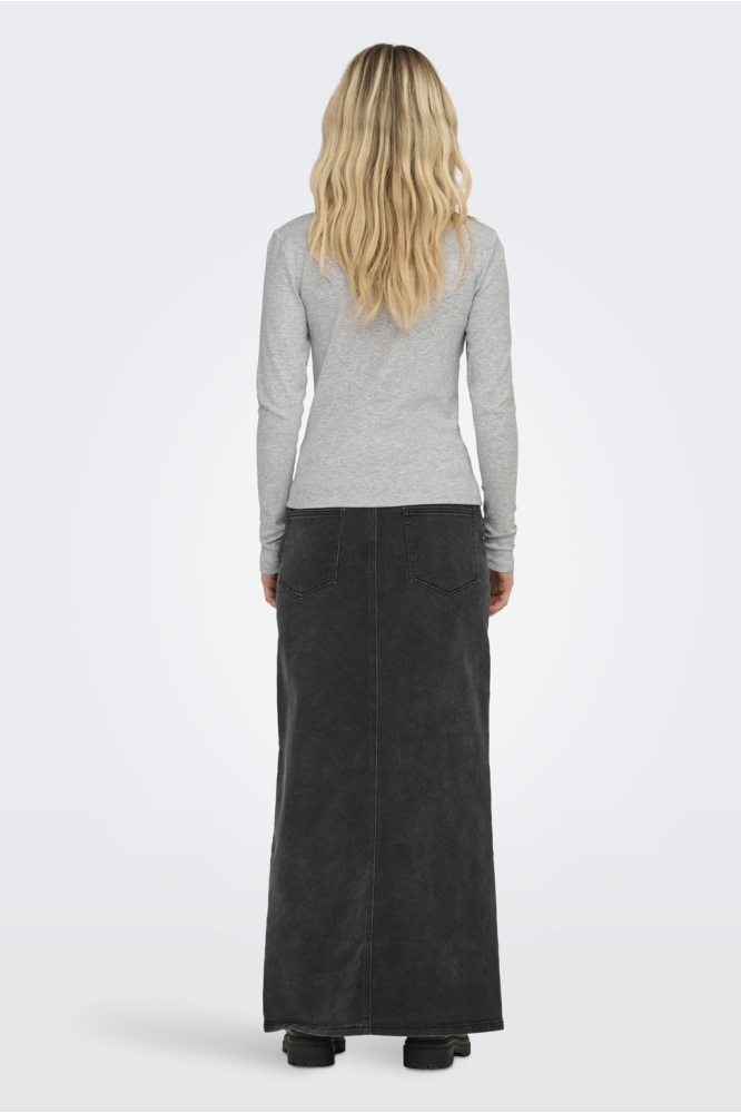 Only grijze dames t-shirt | Model