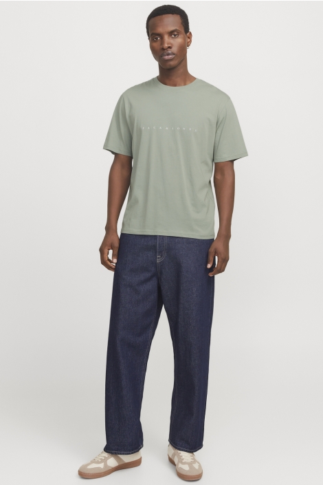 Jack & Jones groene heren t-shirt | Model