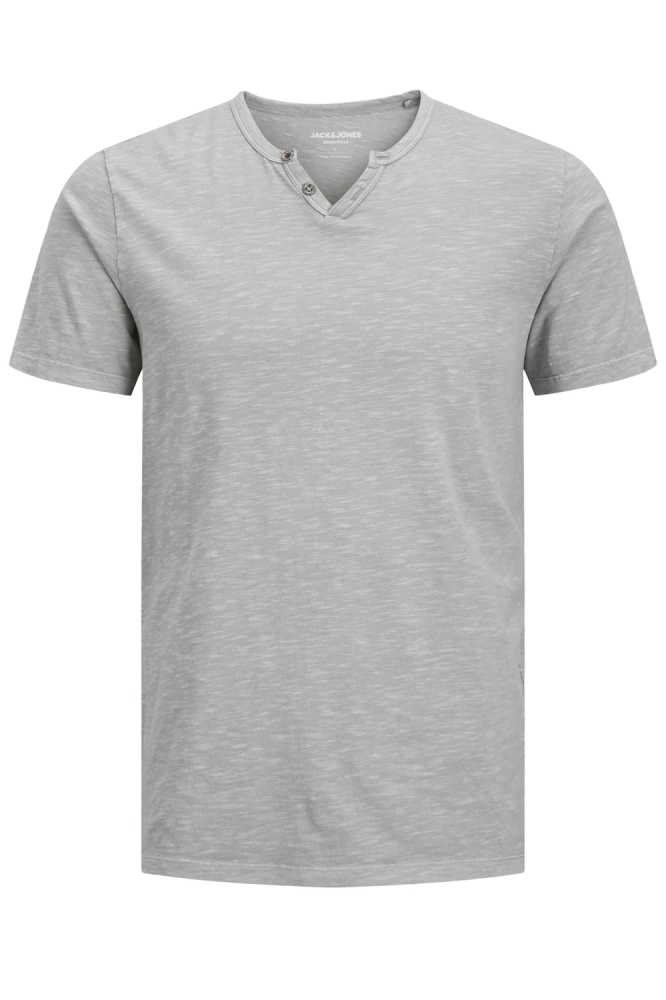 Jack & Jones grijze heren t-shirt | Vooraanzicht