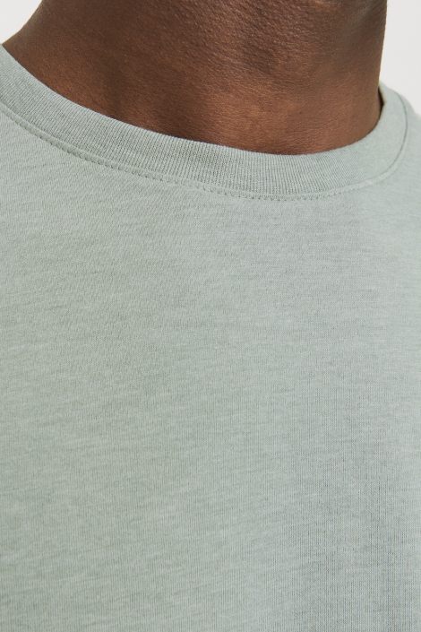 Jack & Jones groene heren t-shirt | Close up