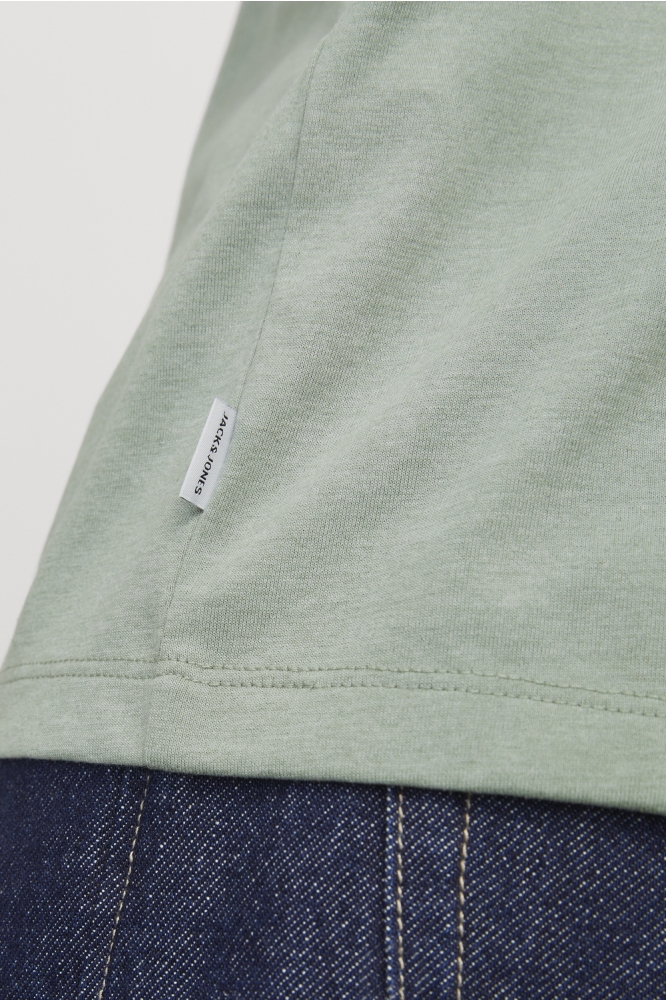Jack & Jones groene heren t-shirt | Close up