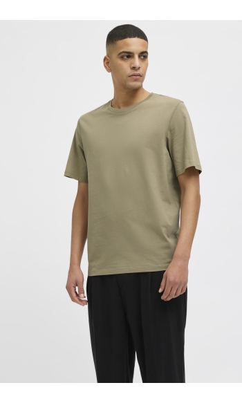 JJEORGANIC BASIC TEE SS O-NECK NOOS 12156101 CORIANDER