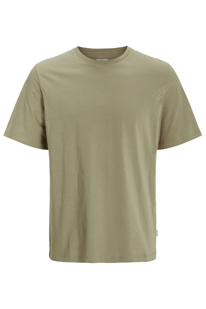 Jack & Jones groene heren t-shirt | Vooraanzicht