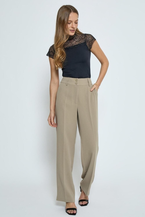 Minus zwarte dames t-shirt | Model