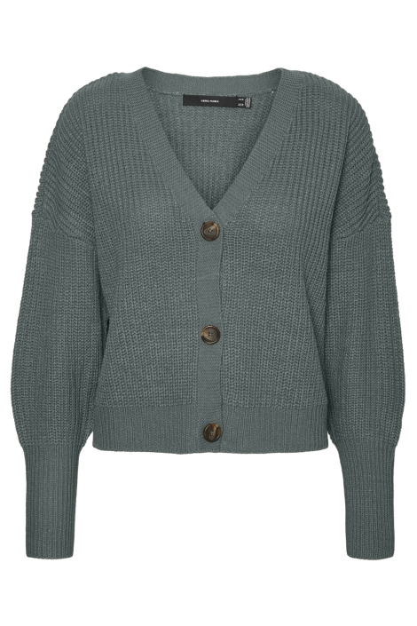 Vero Moda groene dames vest | Vooraanzicht