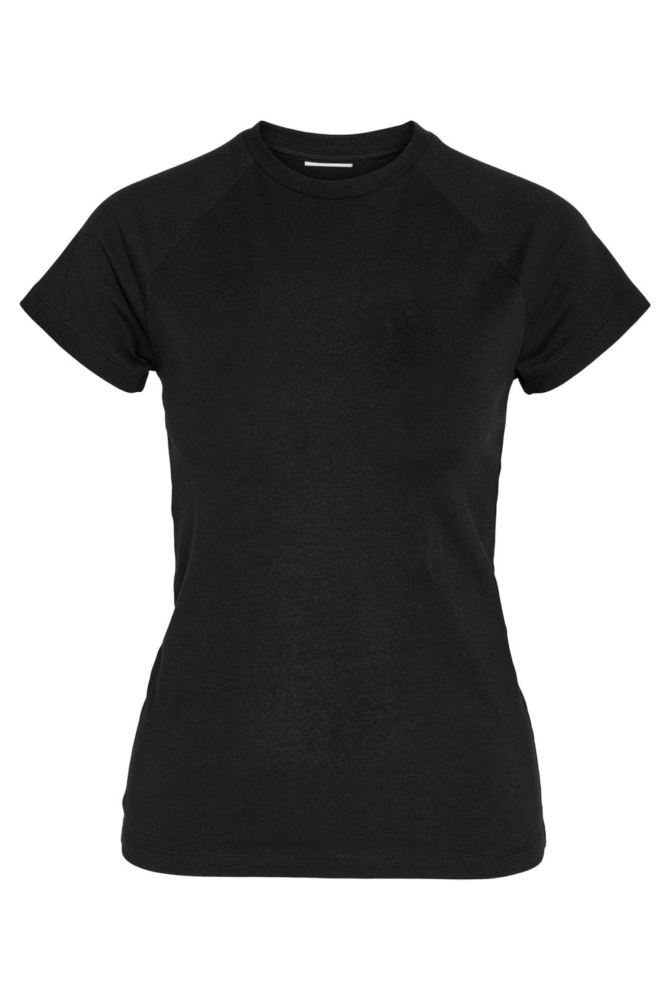 Noisy may zwarte dames t-shirt | Vooraanzicht