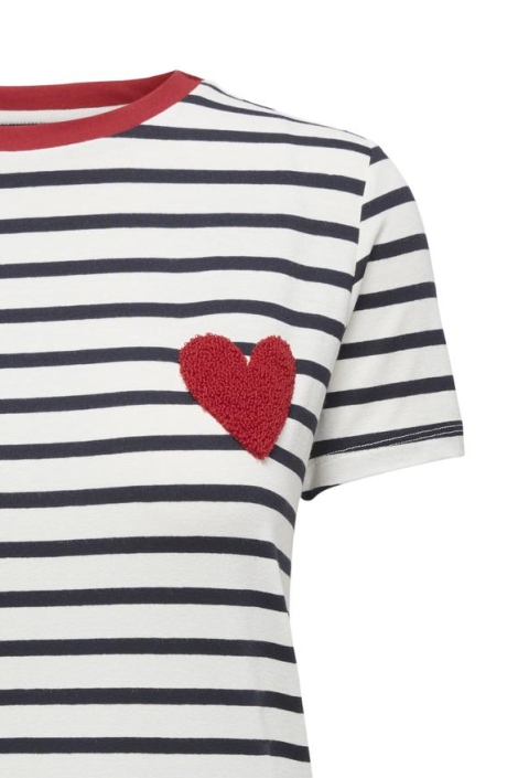 Only witte dames t-shirt | Close up