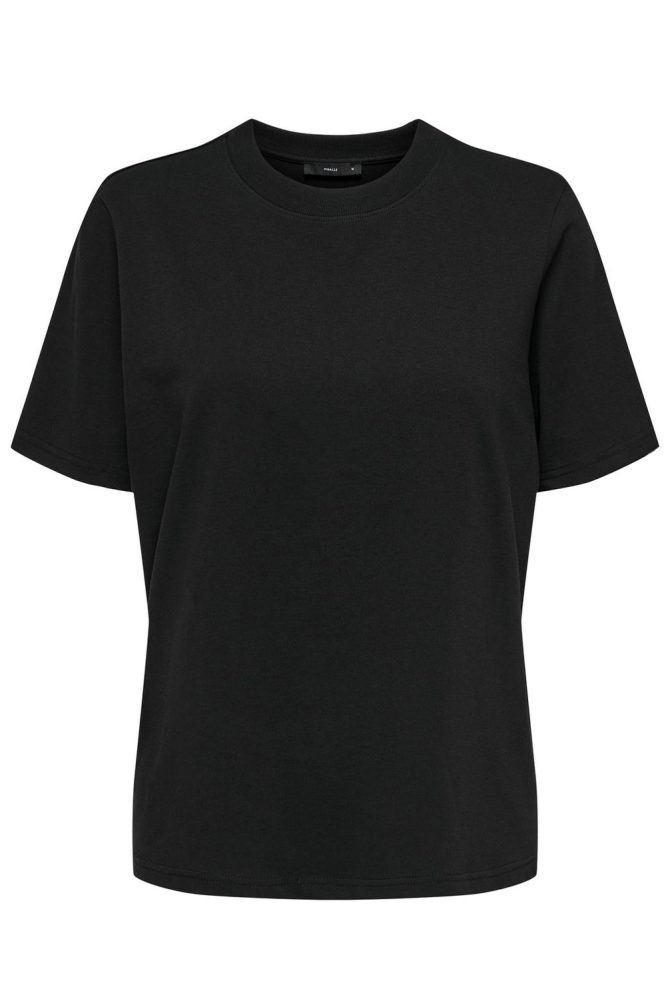 Only zwarte dames t-shirt | Vooraanzicht