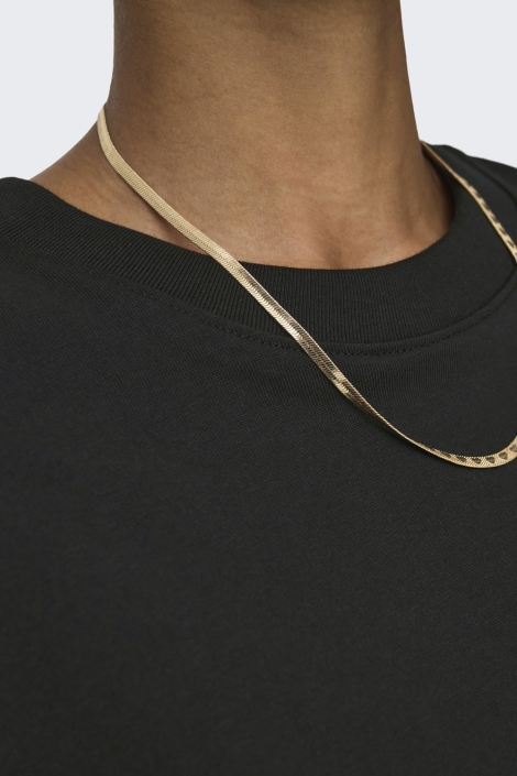 Only zwarte dames t-shirt | Close up