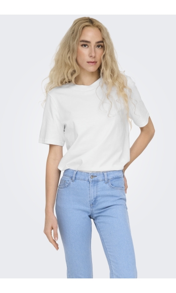ONLMONJA S/S TEE JRS NOOS 15320892 WHITE