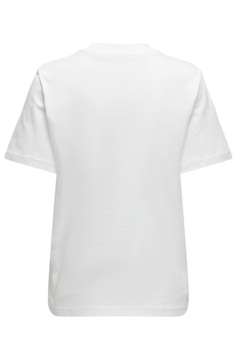 Only witte dames t-shirt | Achteraanzicht
