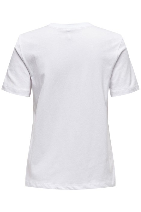 Only witte dames t-shirt | Achteraanzicht