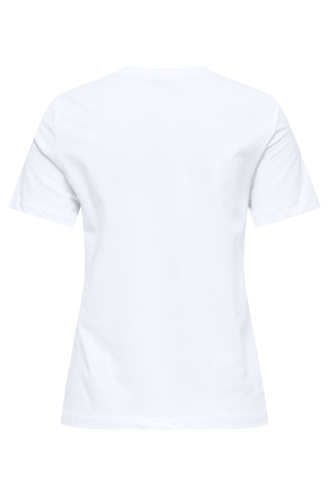 Only witte dames t-shirt | Achteraanzicht