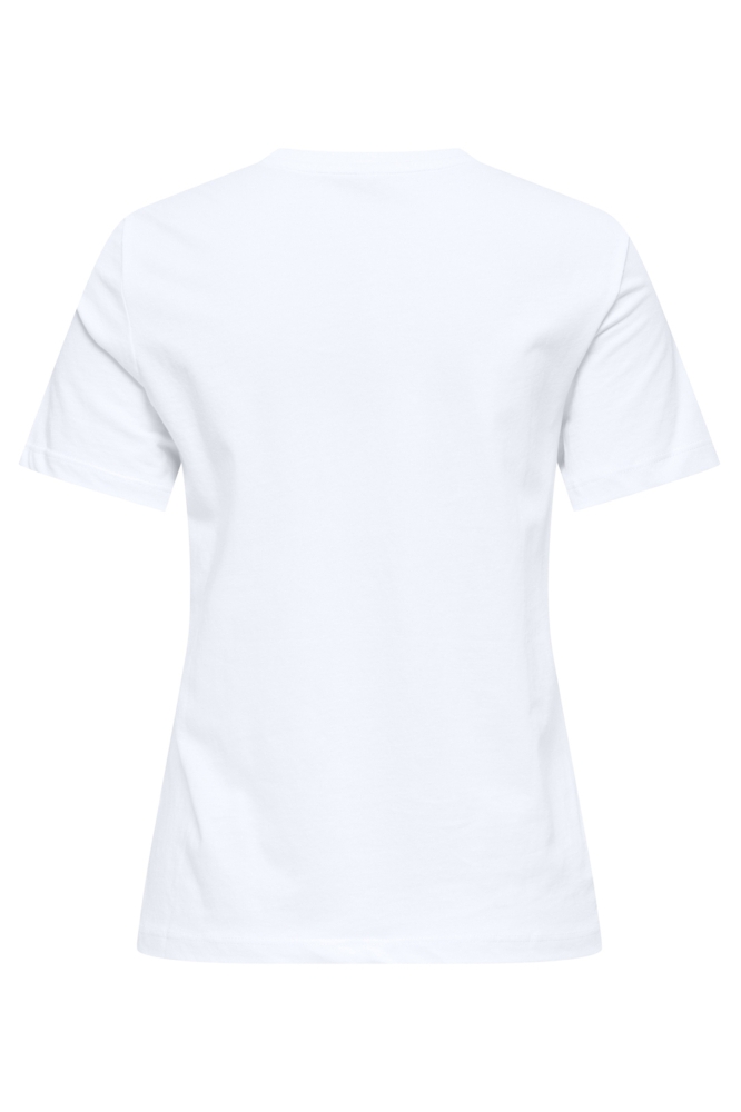 Only witte dames t-shirt | Achteraanzicht