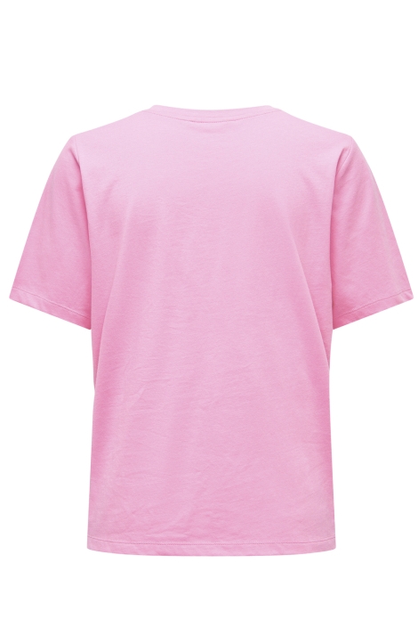 Only roze dames t-shirt | Achteraanzicht