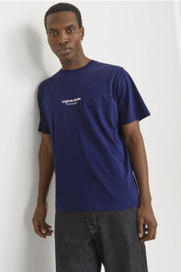Jack & Jones jorvesterbro tee ss crew neck noos Blauw