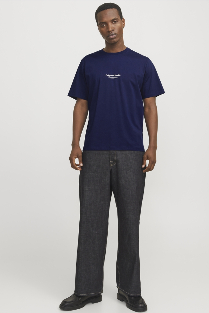 Jack & Jones blauwe heren t-shirt | Model