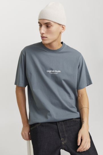 Jack & Jones jorvesterbro tee ss crew neck noos Blauw