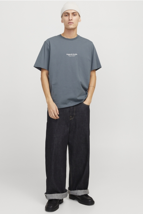 Jack & Jones blauwe heren t-shirt | Model
