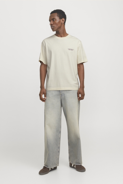 Jack & Jones beige heren t-shirt | Model