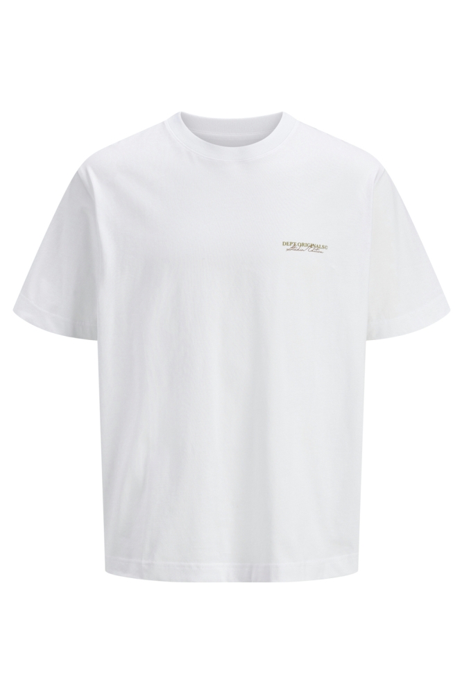 Jack & Jones witte heren t-shirt | Vooraanzicht